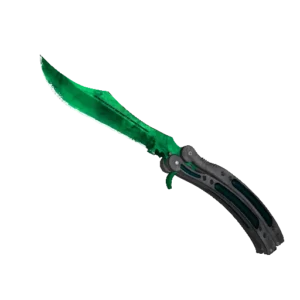 StatTrak™ ★ Butterfly Knife | Gamma Doppler Emerald (Factory New)