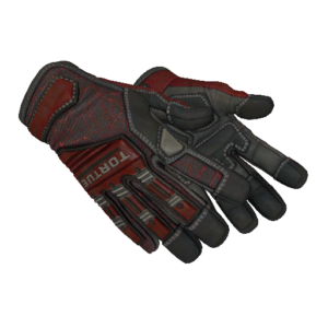 ★ Specialist Gloves | Crimson Web (Battle-Scarred)
