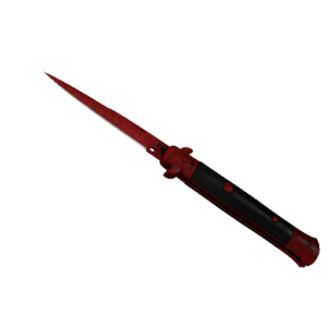 ★ Stiletto Knife | Crimson Web (Minimal Wear)