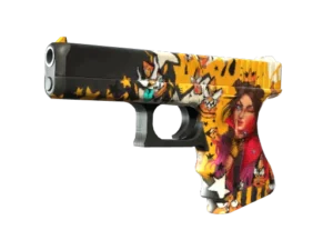 StatTrak™ Glock-18 | Bullet Queen (Battle-Scarred)